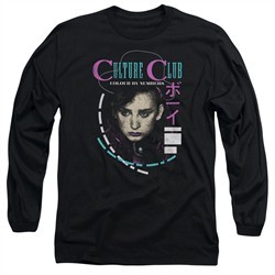 Culture Club Long Sleeve Shirt Color By Numbers Black Tee T-Shirt