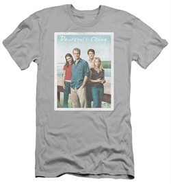 Dawson's Creek Slim Fit Shirt Cast Photo Silver T-Shirt