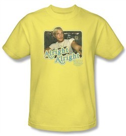 Dazed And Confused T-Shirt Alright Alright Adult Banana Tee Shirt