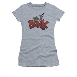 Dexter's Laboratory Shirt Juniors Bonk Athletic Heather Tee T-Shirt