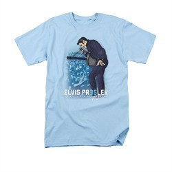 Elvis Presley Shirt 35th Anniversary Light Blue T-Shirt