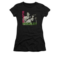 Elvis Presley Shirt Juniors Sing It Black T-Shirt