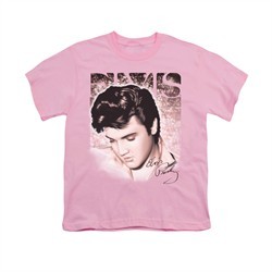 Elvis Presley Shirt Kids Star Light Pink T-Shirt