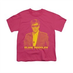 Elvis Presley Shirt Kids Yellow Hot Pink T-Shirt