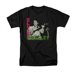 Elvis Presley Shirt Sing It Black T-Shirt