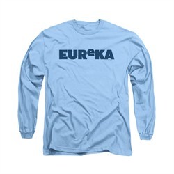 Eureka Shirt Logo Long Sleeve Carolina Blue Tee T-Shirt
