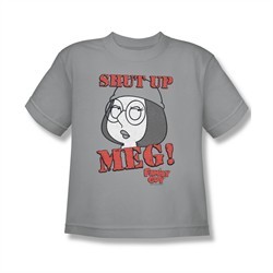 Family Guy Shirt Kids Meg Silver T-Shirt