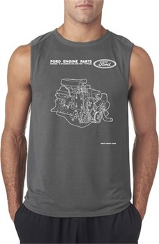 Ford Tee Engine Parts Sleeveless Shirt