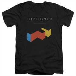 Foreigner Slim Fit V-Neck Shirt Agent Provocateur Black T-Shirt