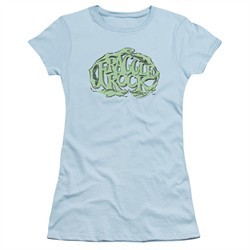Fraggle Rock Juniors Shirt Vace Logo Light Blue T-Shirt