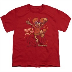 Fraggle Rock Kids Shirt Dance Red T-Shirt
