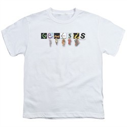 Genesis Kids Shirt New Logo White T-Shirt