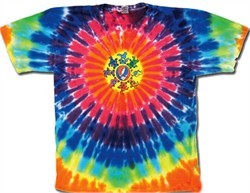 Grateful Dead Kids T-shirt Tie Dye Circle Bears Youth Tee Shirt
