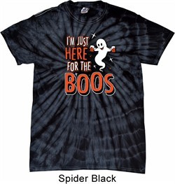 Halloween Tee I'm Here for the Boos Tie Dye T-shirt