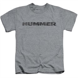 Hummer Kids Shirt Distressed Logo Athletic Heather T-Shirt