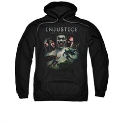 Injustice Gods Among Us Hoodie Superman VS Batman Black Sweatshirt Hoody