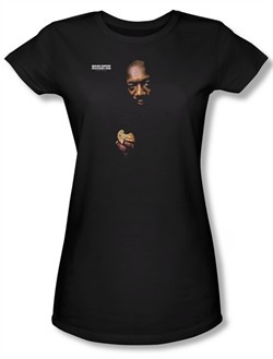 Issac Hayes Juniors Shirt Concord Music Chocolate Chip Black T-Shirt