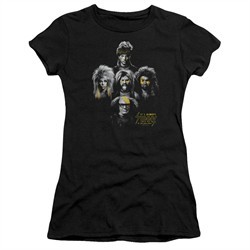 It's Always Sunny In Philadelphia Juniors Shirt Rocker Heads Black T-Shirt