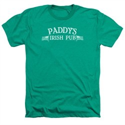 It's Always Sunny In Philadelphia Shirt Paddys Logo Heather Kelly Green T-Shirt