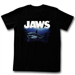 Jaws Shirt Deep Blue Black T-Shirt