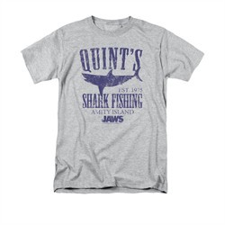 Jaws Shirt Quint's Athletic Heather T-Shirt