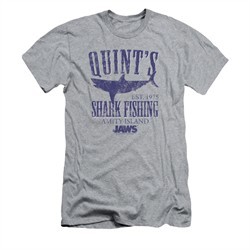 Jaws Shirt Slim Fit Quint's Athletic Heather T-Shirt