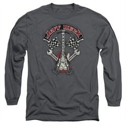 Jeff Beck Long Sleeve Shirt Beckabilly Guitar Charcoal Tee T-Shirt
