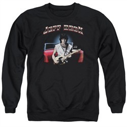 Jeff Beck Sweatshirt Hotrod Adult Black Sweat Shirt