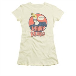 Johnny Bravo Shirt Juniors Wants Me Cream Tee T-Shirt