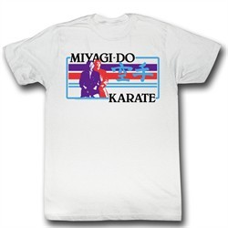 Karate Kid Shirt The Boxer Adult White Tee T-Shirt