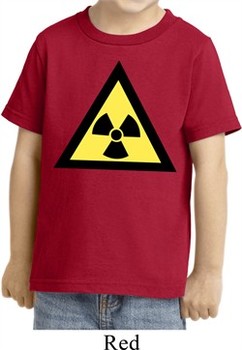 Kids Fallout Shirt Radioactive Triangle Toddler Tee T-Shirt