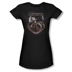 Labyrinth Shirt Juniors Globes Black Tee T-Shirt