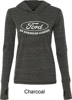 Ladies Ford Shirt An American Classic Tri Blend Hoodie Shirt