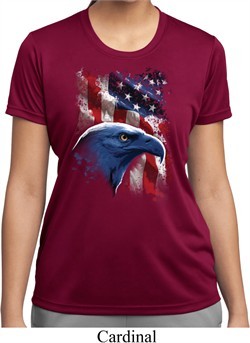 Ladies USA Tee American Icon Moisture Wicking T-shirt