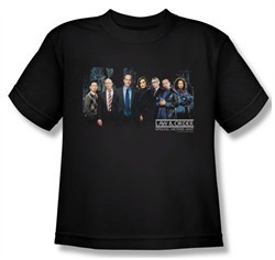Law & Order: SVU Shirt Kids Cast Black Youth Tee T-Shirt