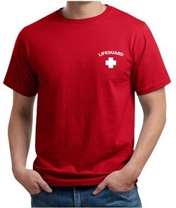 Lifeguard Organic T-Shirt Pocket Print