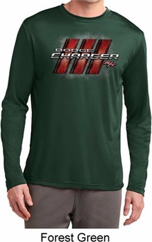 Mens Dodge Charger RT Logo Dry Wicking Long Sleeve Shirt
