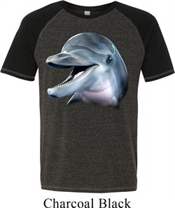 alien riding dolphin shirt