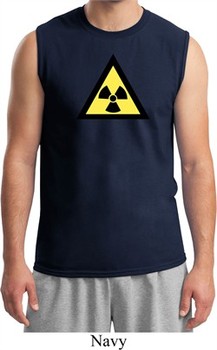 Mens Fallout Shirt Radioactive Triangle Muscle Tee T-Shirt
