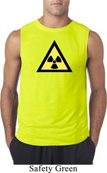 Mens Fallout Shirt Radioactive Triangle Sleeveless Tee T-Shirt