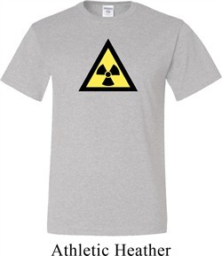 Mens Fallout Shirt Radioactive Triangle Tall Tee T-Shirt