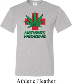Mens Funny Shirt Natures Medicine Tall Tee T-Shirt
