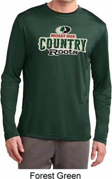 Mens Mossy Oak Country Roots Dry Wicking Long Sleeve