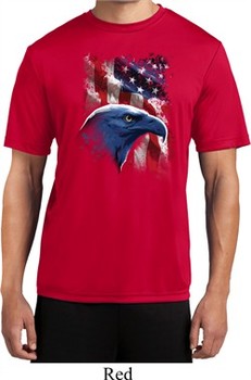Mens USA Tee American Icon Moisture Wicking T-shirt
