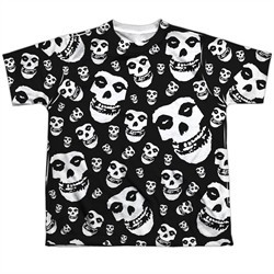 Misfits Shirt Fiends All Over Sublimation Youth T-Shirt Front/Back Print