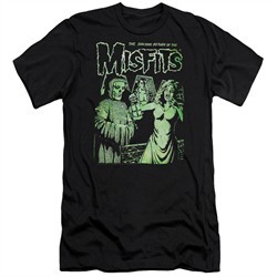 Misfits Slim Fit Shirt The Return Black T-Shirt