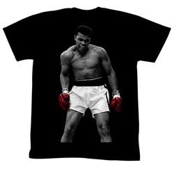 Muhammad Ali Shirt Again Adult Black Tee T-Shirt