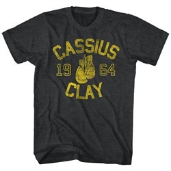 Muhammad Ali Shirt Cassius Clay 1964 Black T-Shirt