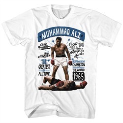 Muhammad Ali Shirt Heavyweight Champion White T-Shirt
