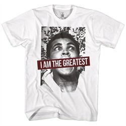 Muhammad Ali Shirt I Am The Greatest White T-Shirt